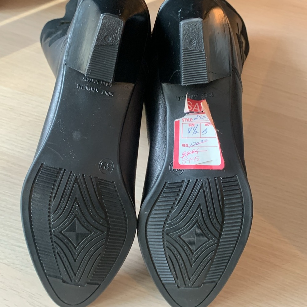 NWOT Made in Italy black boots - Picture 7 of 9